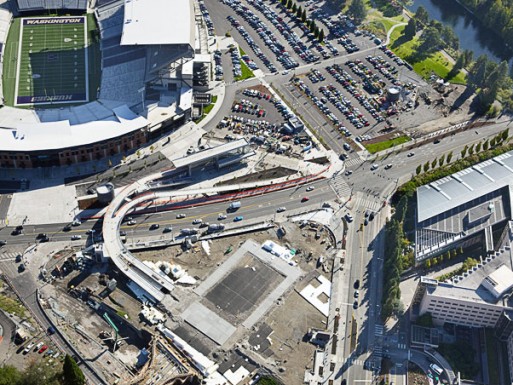 The Sound Transit University of Washington Station in Seattle was awarded to the Belarde Company as the structural concrete contractor.