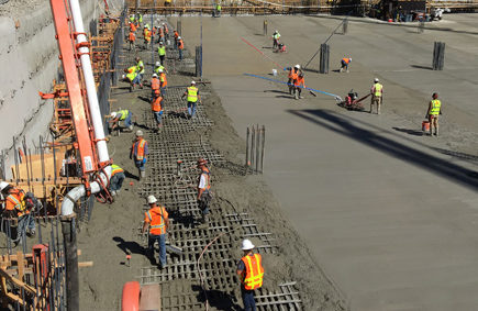 site concrete, civil concrete, PCC paving