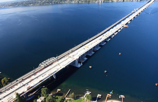 precast concrete, Belarde Company, Structural concrete, SR-520 Evergreen Floating Bridge, Seattle